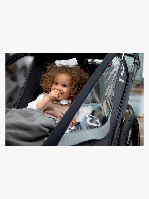 Hamax Cocoon Cykelanhænger, Grey/Black