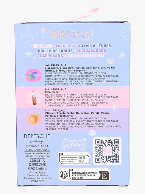 TOPModel BEAUTY and ME Lipglosser 3-pak