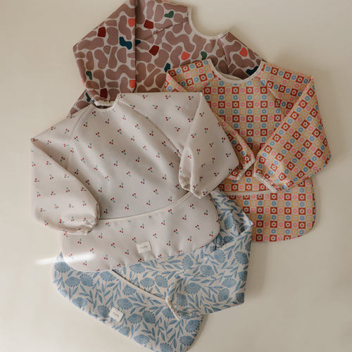 Mushie  Langærmet Hagesmæk, Cherries