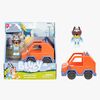 Bluey Figur med Transportmiddel Bluey