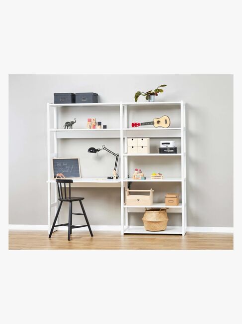 Hoppekids Skrivebordsplade til Reol 80cm, White