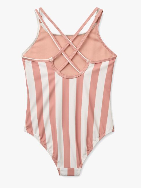 LIEWOOD Suna Badedragt, Coral blush/creme de la creme stripe