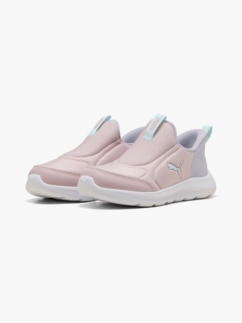 Puma Fun Racer 2 Slip On PS Sneakers, Mauve Mist/Sea Glass/Lilac Crush