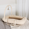 Alice & Fox ALBA Babynest med Håndtag, Beige Muslin