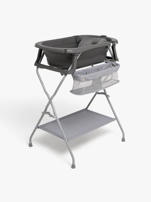 Beemoo CARE Assist Badekar inkl. Badestøtte og Badekarstativ, Deep Grey