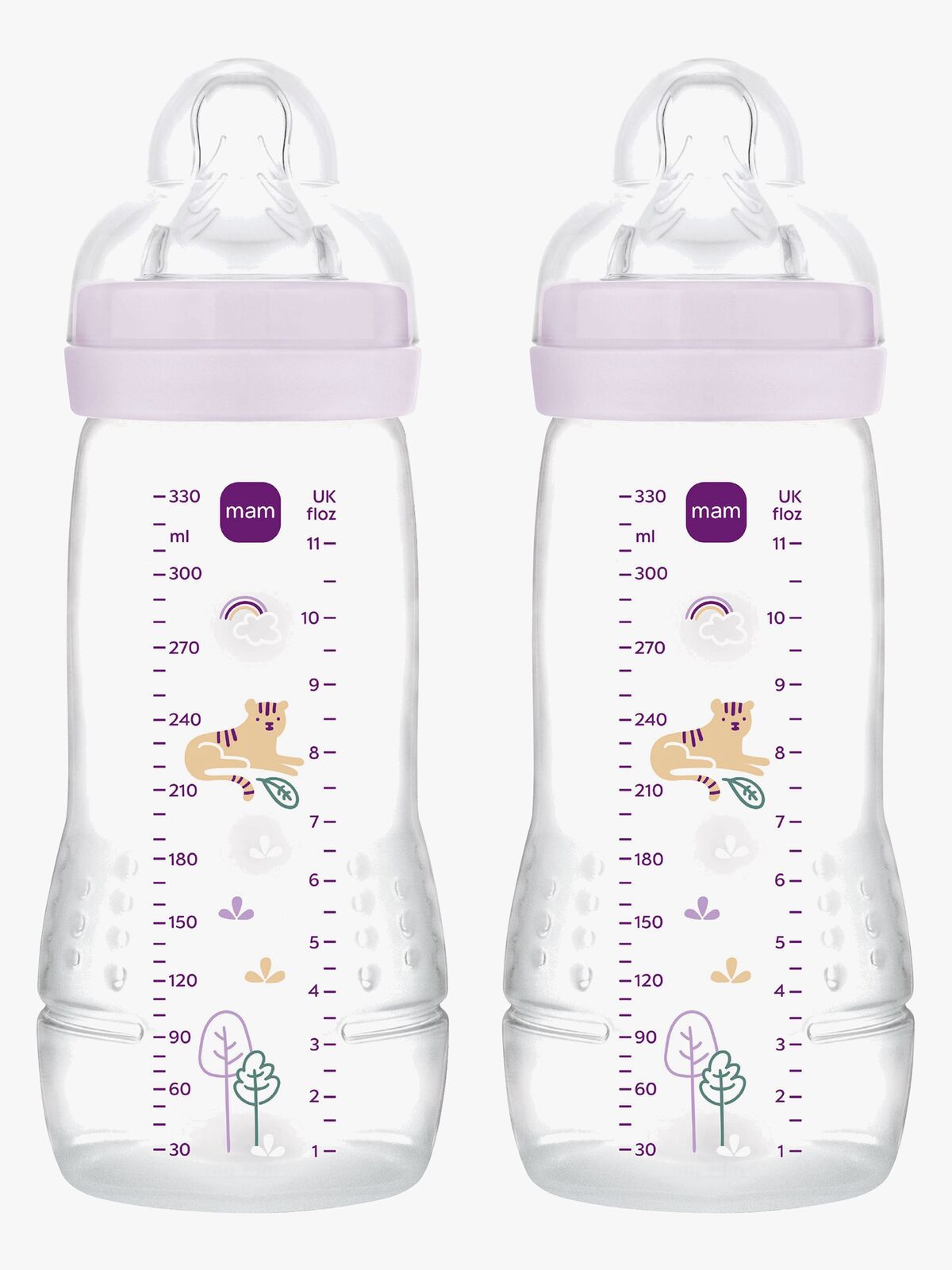 MAM Easy Active Sutteflaske 330 ml 2-pak, Pink