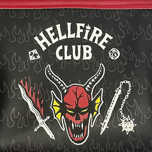 Stranger Things Hellfire Club Toilettaske, Sort