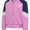 Hummel Loose Block Mini Full-Zip Trøje, Violet