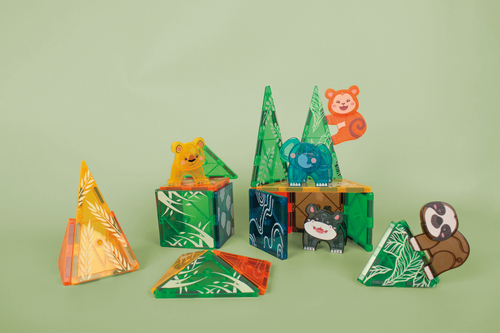 Playbox  Magnetiske Brikker Safari 38 Dele