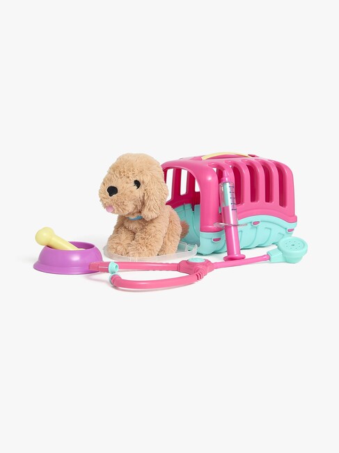 Cloudberry Castle Pet Care & Puppy Legesæt 6 Dele