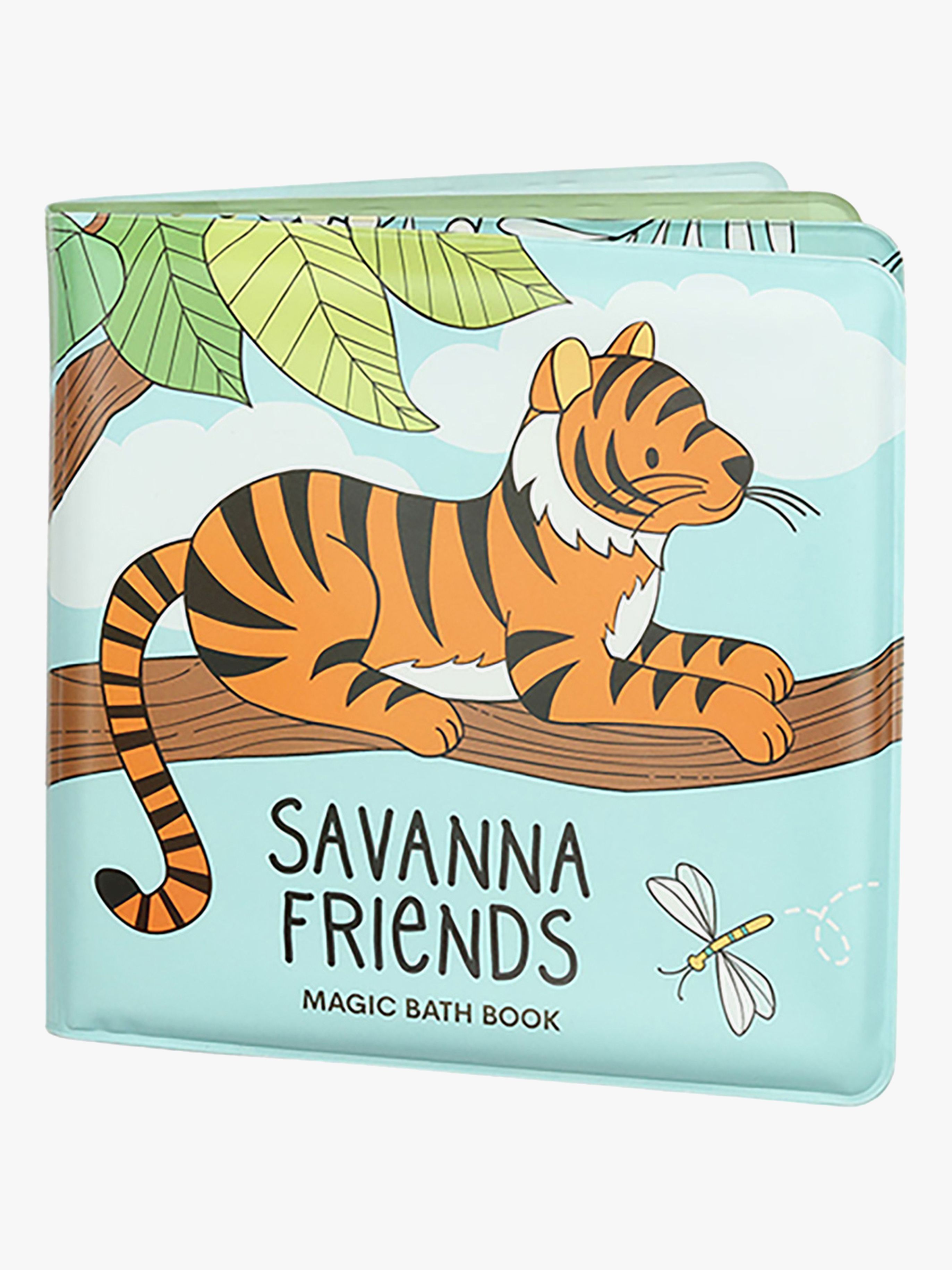 A Little Lovely Company Magic Badebog, Savanna Friends