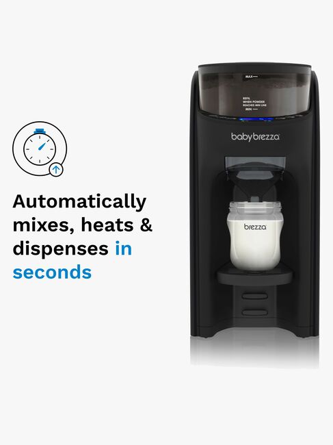 Baby Brezza Formula Pro Advanced Modermælkserstatnings- og Vællingemaskine, Black