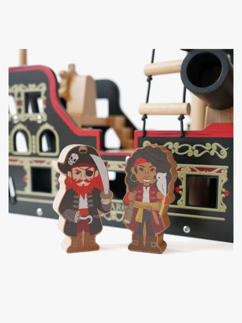 Le Toy Van Barbarossa Piratskib & Karakterer
