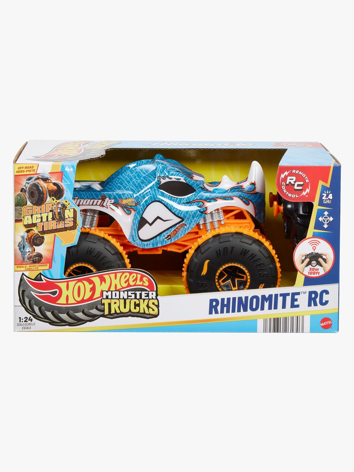 Hot Wheels Fjernstyret Bil Monster Trucks Rhinomite