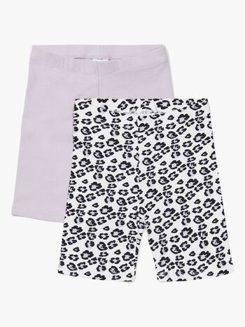 Luca & Lola Agnese Cykelbukser 2-Pak, Purple/White