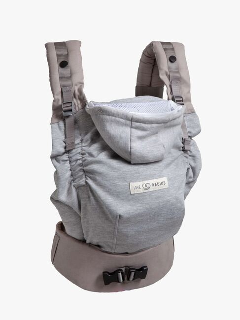 Love Radius HoodieCarrier 2 Bæresele, Athletic Grey