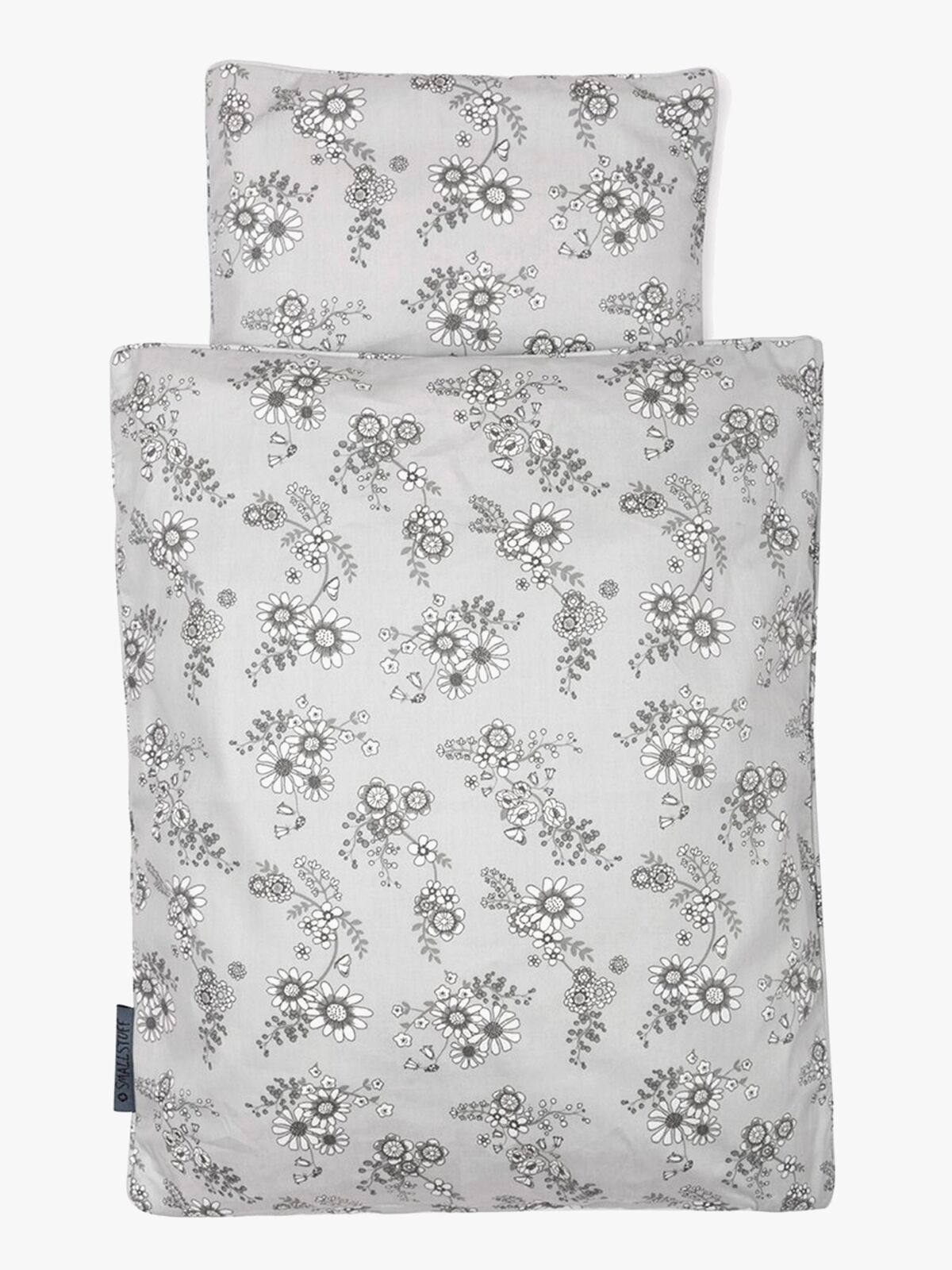 Smallstuff Sengesæt til Dukkeseng, Grå