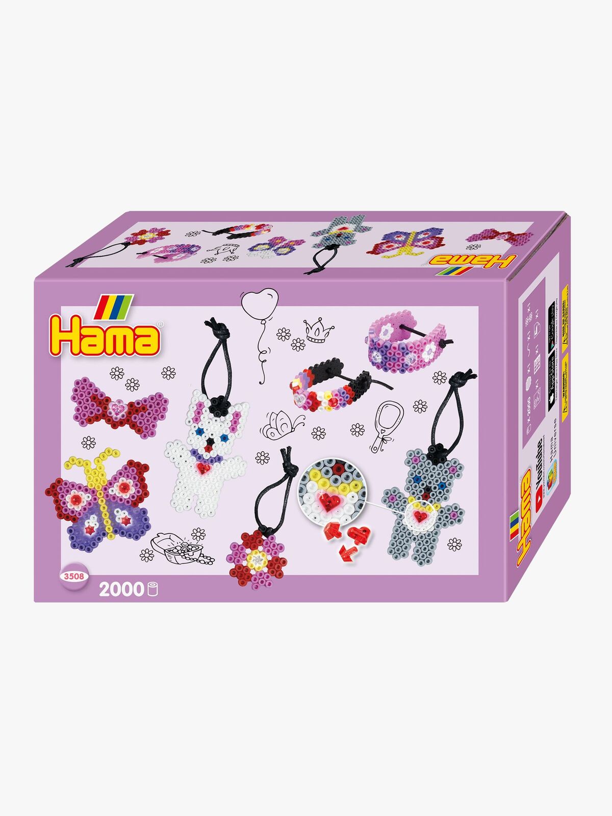 Hama Midi Perler Gaveæske Fashion 2.000 Stk. 