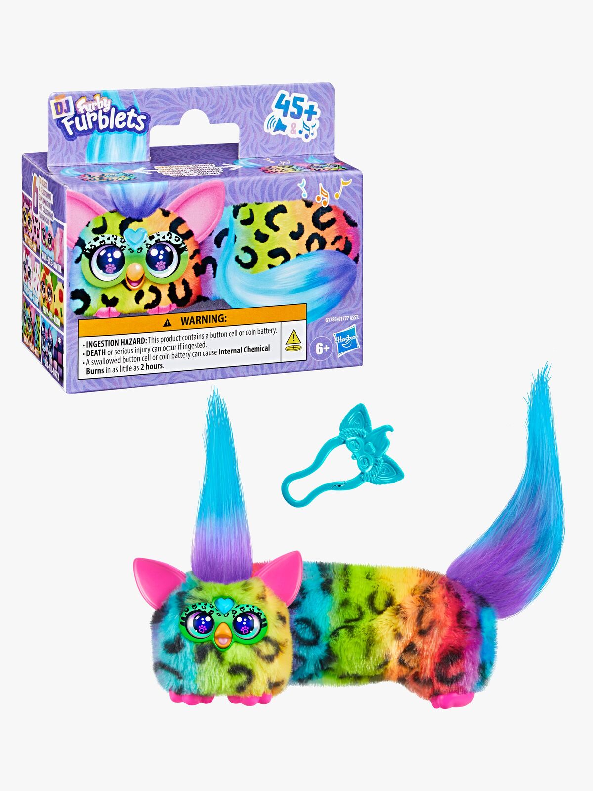 Furby Dj Furblet Interaktiv Bamse Rain Bow