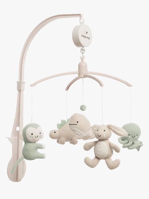 Baby's Only Musikuro Animals, Laurel Green/Warm Linen