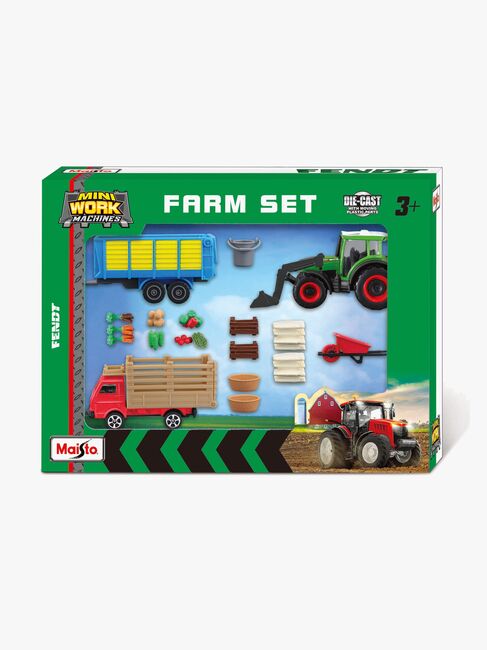 Maisto Mini Working Machines Bondegårdssæt Fendt