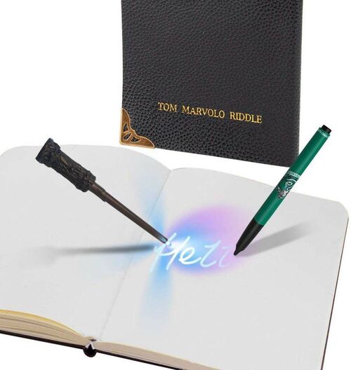Harry Potter Tom Riddle's Diary Notesbog Med Pen Og Lommelygte WS-1025-1915_2.jpg