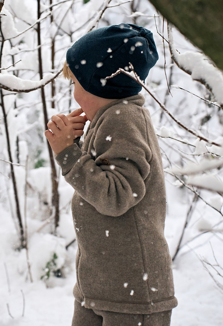 Mikk-Line Fleecetrøje Baby Merinould, Melange Denver