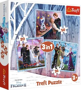 Trefl Disney Frozen 2 Puslespil 3-i-1
