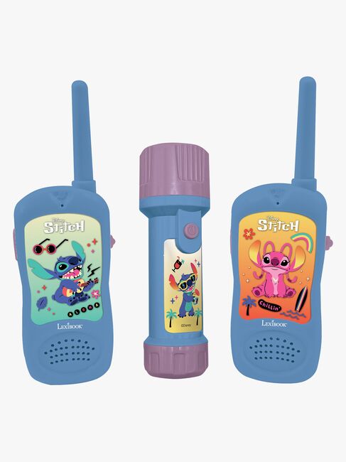 Disney Stitch Walkie Talkies & Lommelygte 120 m
