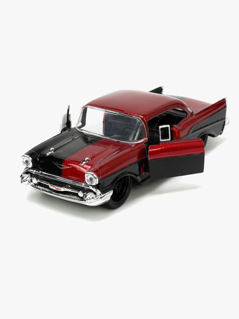 Jada Toys DC Comics Bil med Figur Harley Quinn & 1957 Chevy Bel Air 1:32