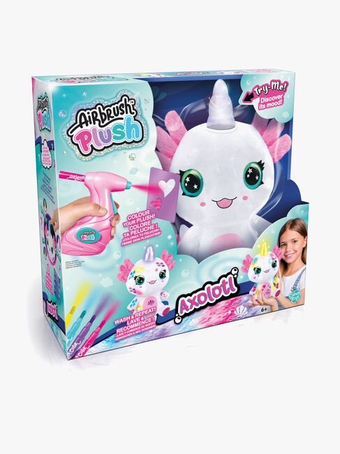 Canal Toys Airbrush Plush Bamse Axolotl