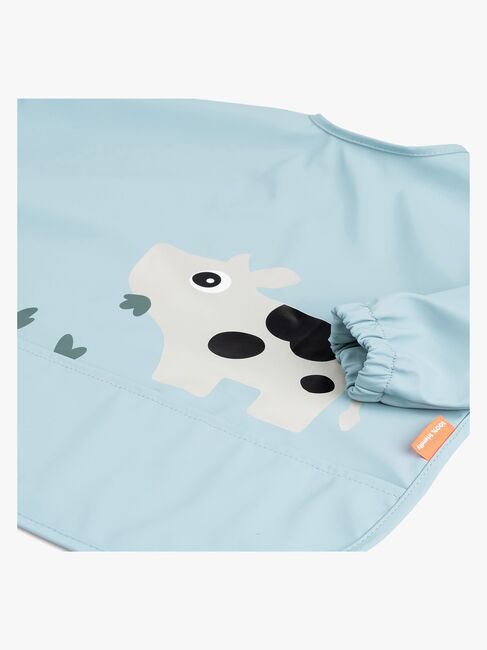 Done By Deer Tiny Farm  Langærmet Hagesmæk med Lomme, Blue