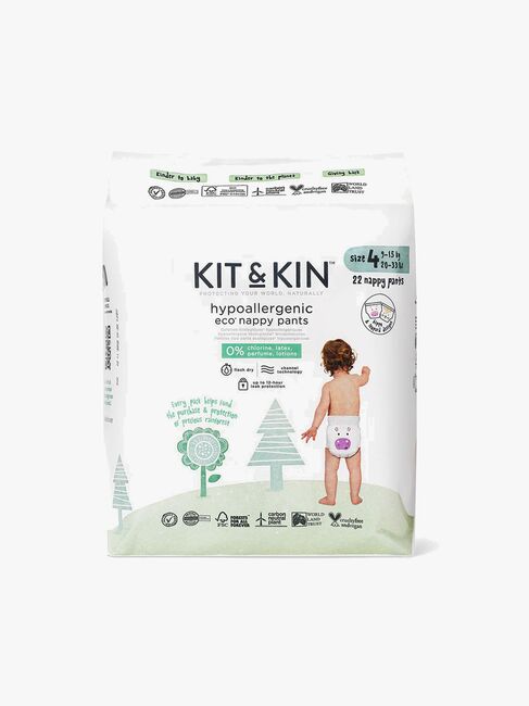 Kit & Kin Eco Buksebleer Str. 4 9-15 kg 22-pak