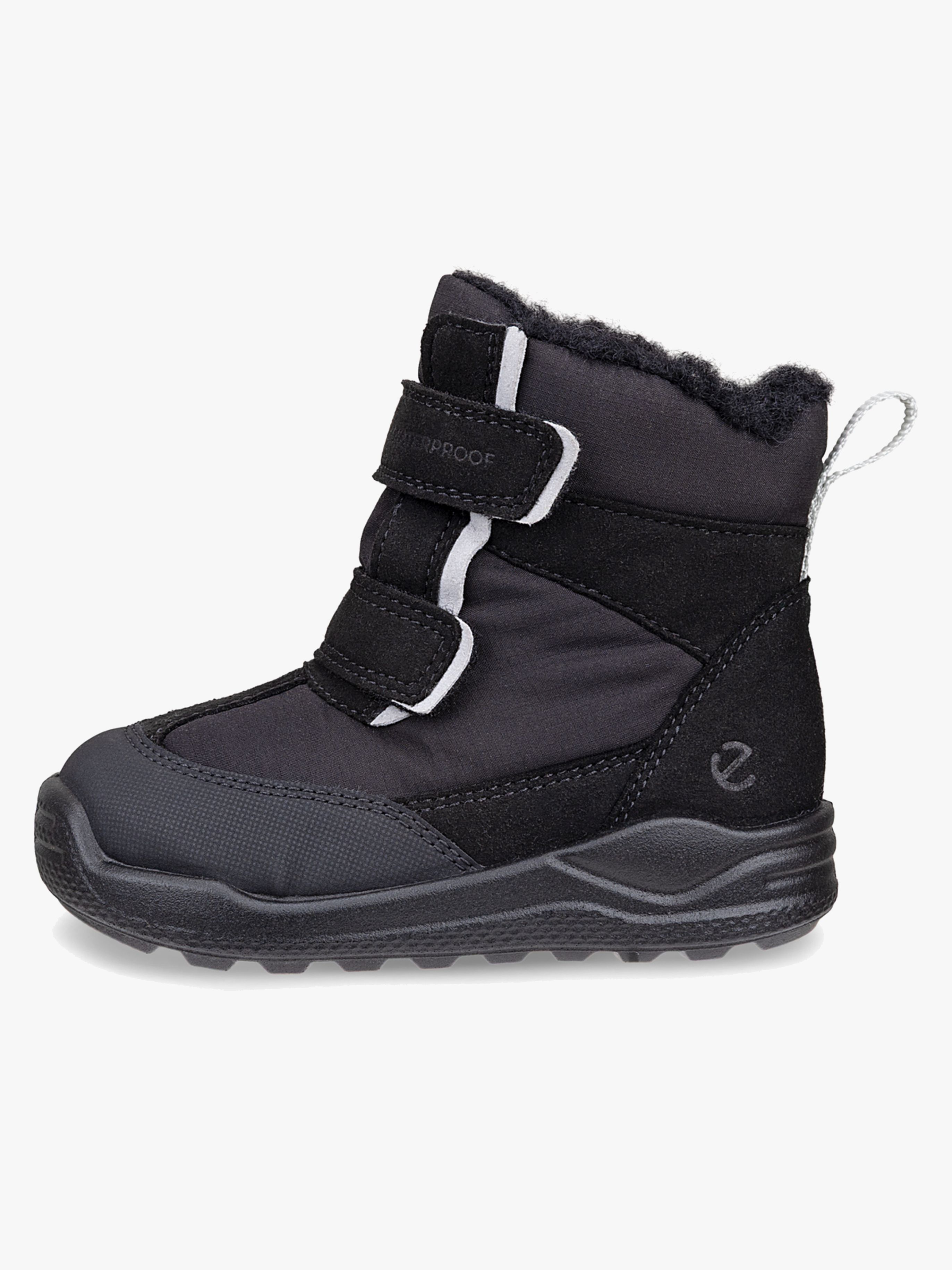 Ecco Urban Mini Vinterstøvler, Black/Concrete, 20
