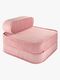 Wigiwama Flip Foldbar Stol 150x60 cm, Pink Mousse