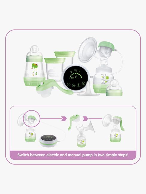 MAM 2-i-1 Brystpumpe Elektrisk & Manuel