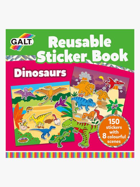 Galt Klistermærkebog Genanvendelig Dinosaur