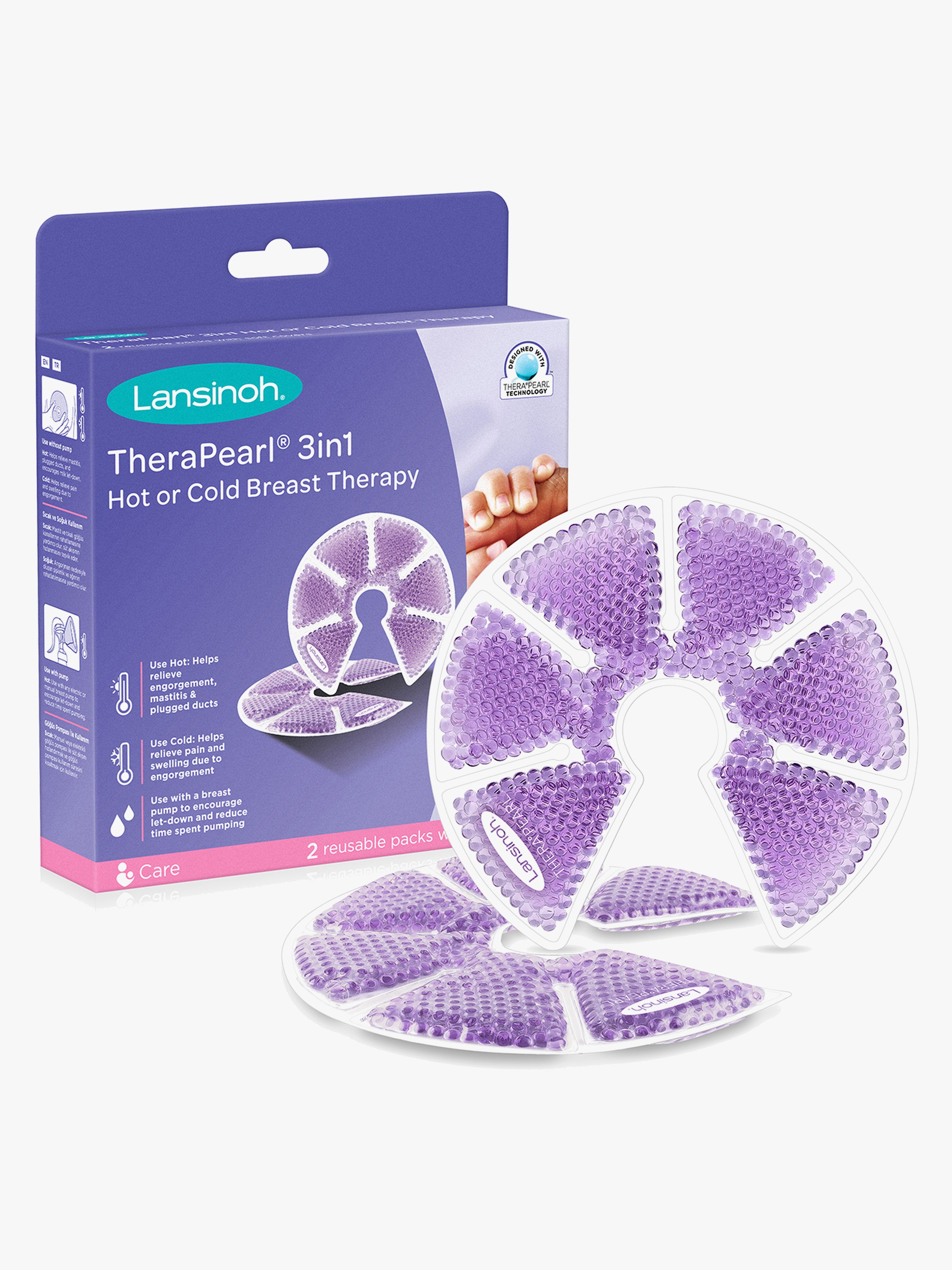 Lansinoh Thera Pearl 3-in-1 Hot or Cold Lindring til Brystvorter