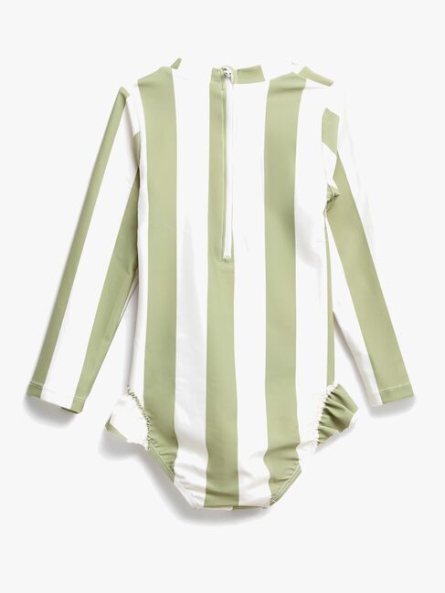 Nordbjörn Sandsjön UV-Badedragt, Green Stripe