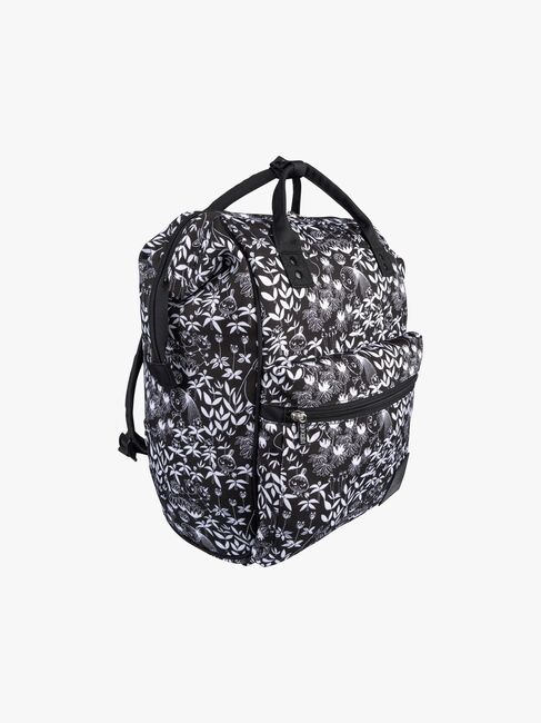 Mumitroldene Samu Primula Rygsæk 15L, Sort/Hvid