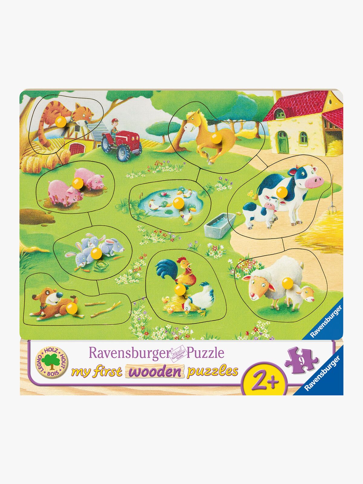 Ravensburger Knoppuslespil Bondegård 9 Brikker