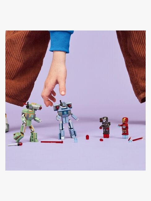 LEGO Super Heroes 76320 Iron Man og War Machine mod Hammer-droner