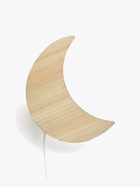 Alice & Fox SMILLA Væglampe Måne, Natural