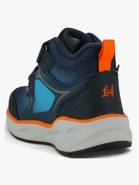 Leaf Kode Blinkende Vandtætte Mid Sneakers, Marineblå LKODE101U-08-2621_4d.jpg