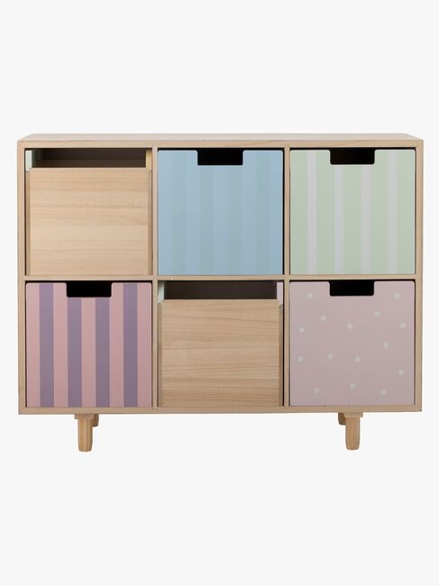 Bloomingville Calle Bogreol med Skuffer, Nature