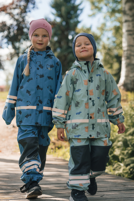 Lindberg Vattholma Regnsæt, Blå/Sort