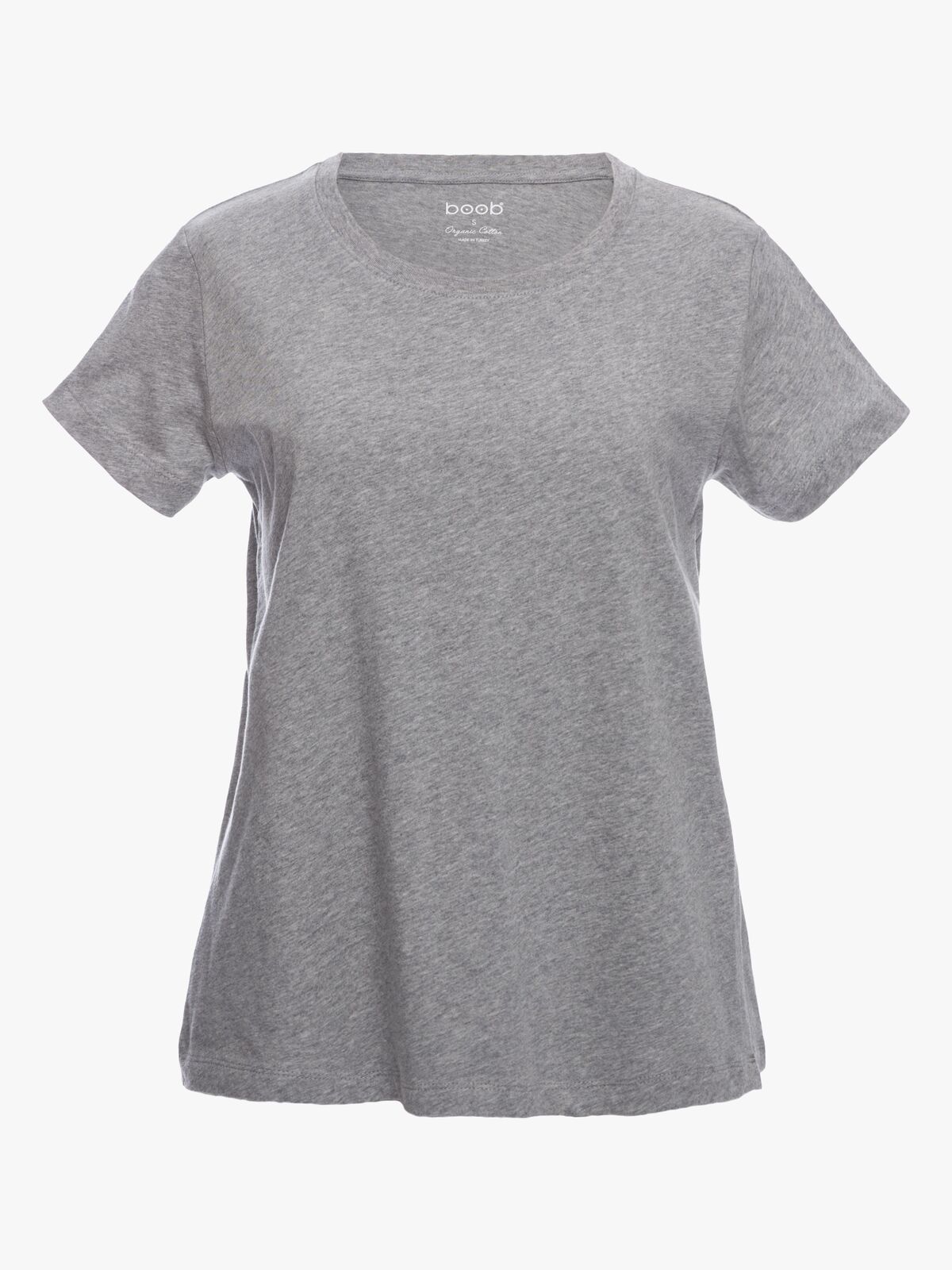 Boob Vente/Amme T-Shirt, Grey Melange