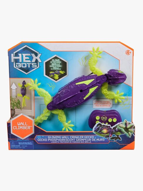 Hex Bots Wall Crawler Gekko Glow in the Dark