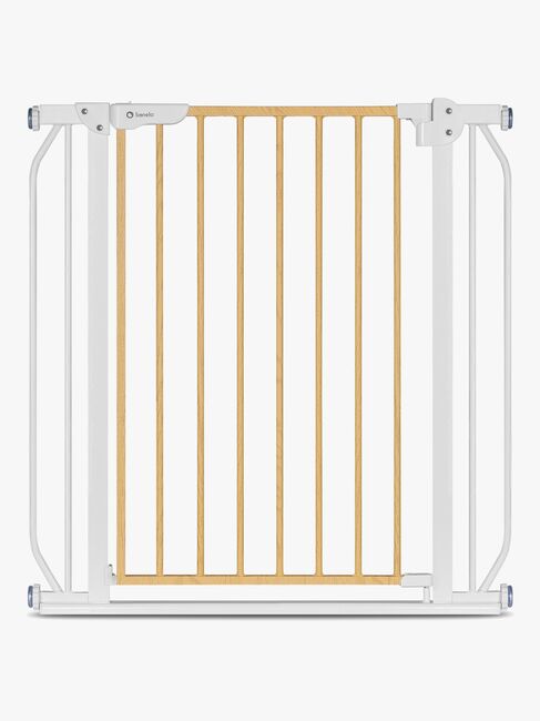 Lionelo Truus Slim Sikkerhedsgitter, White/Natural