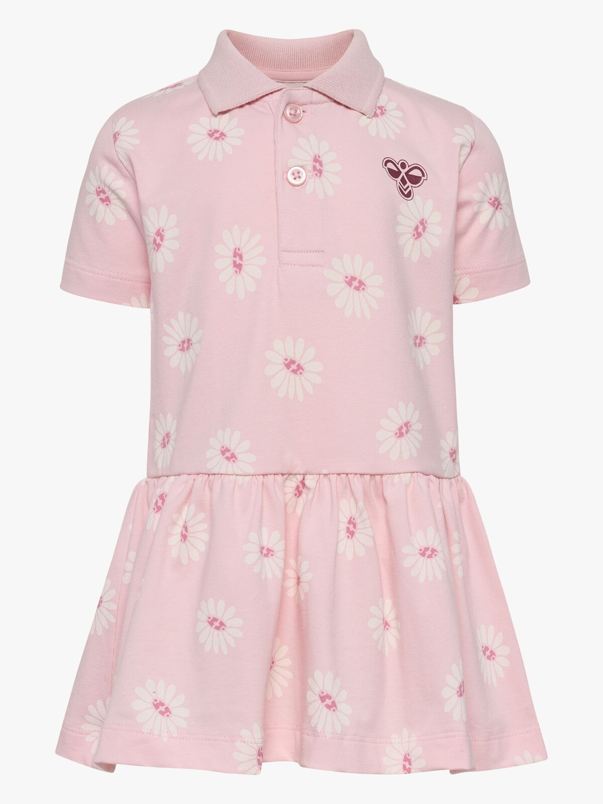 Hummel Polo Mini Regular Flower Kjole, Pale Lilac